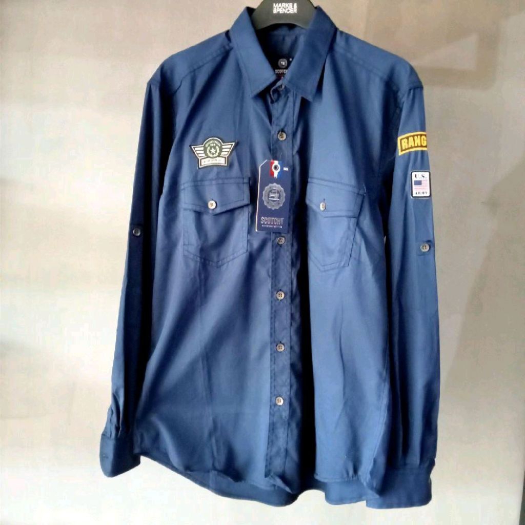 Scotch Kemeja Pria Lengan Panjang