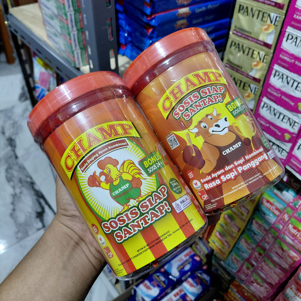 

Sosis Champ 1 Toples Isi 26 Pcs Rasa Ayam, Sapi, dan Otak-otak Siap Makan Harga Murah!!