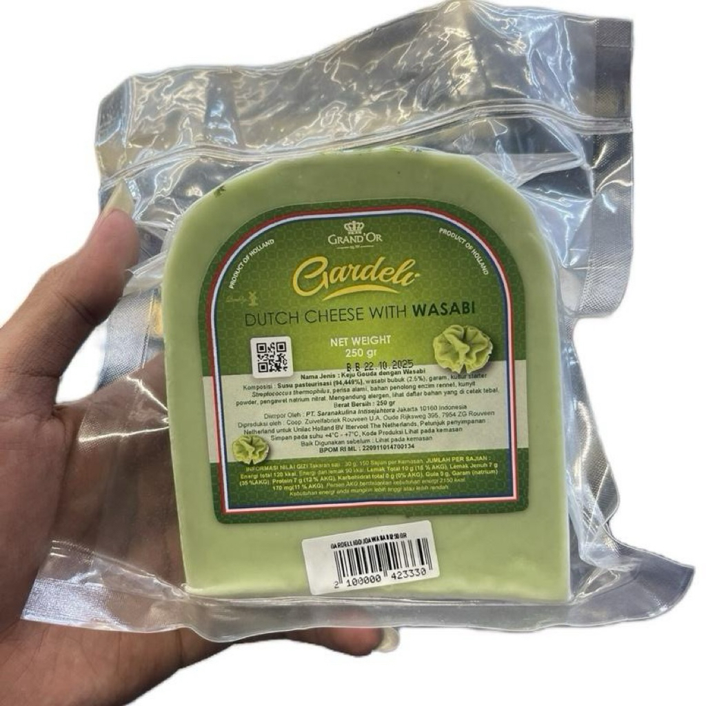 

Grand'or Gardeli Dutch Cheese With | Grand'or Wasabi 250gram