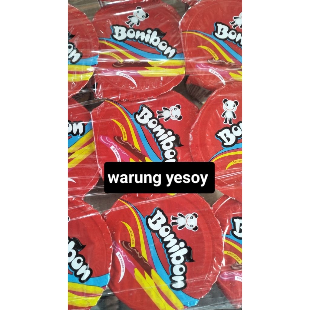 

Bonibon stick cream coklat & stroberi 12pcs