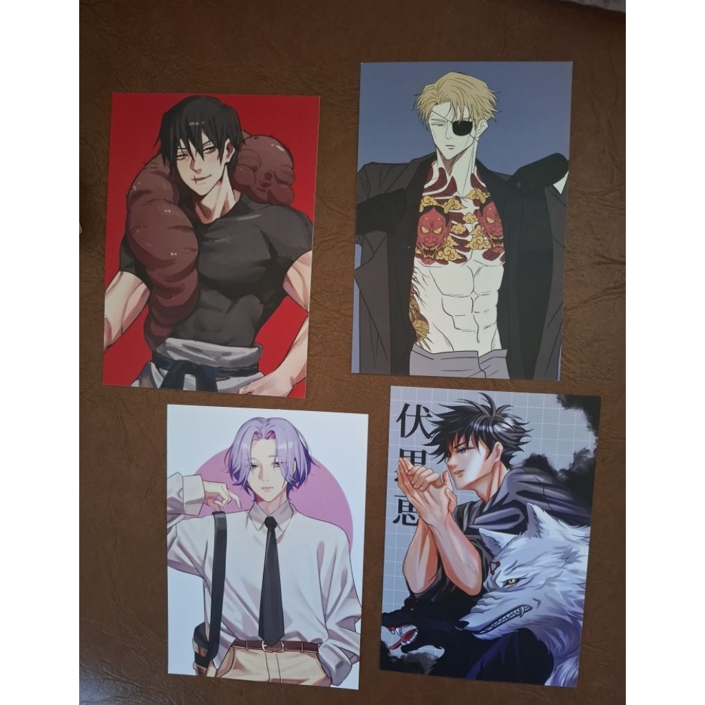 Artprint Toji Fushiguro, Nanami, Megumi, Langa