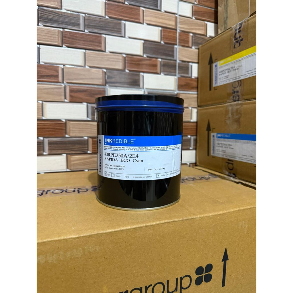 

Tinta Huber RAPIDA Cyan -(Tinta Cetak)