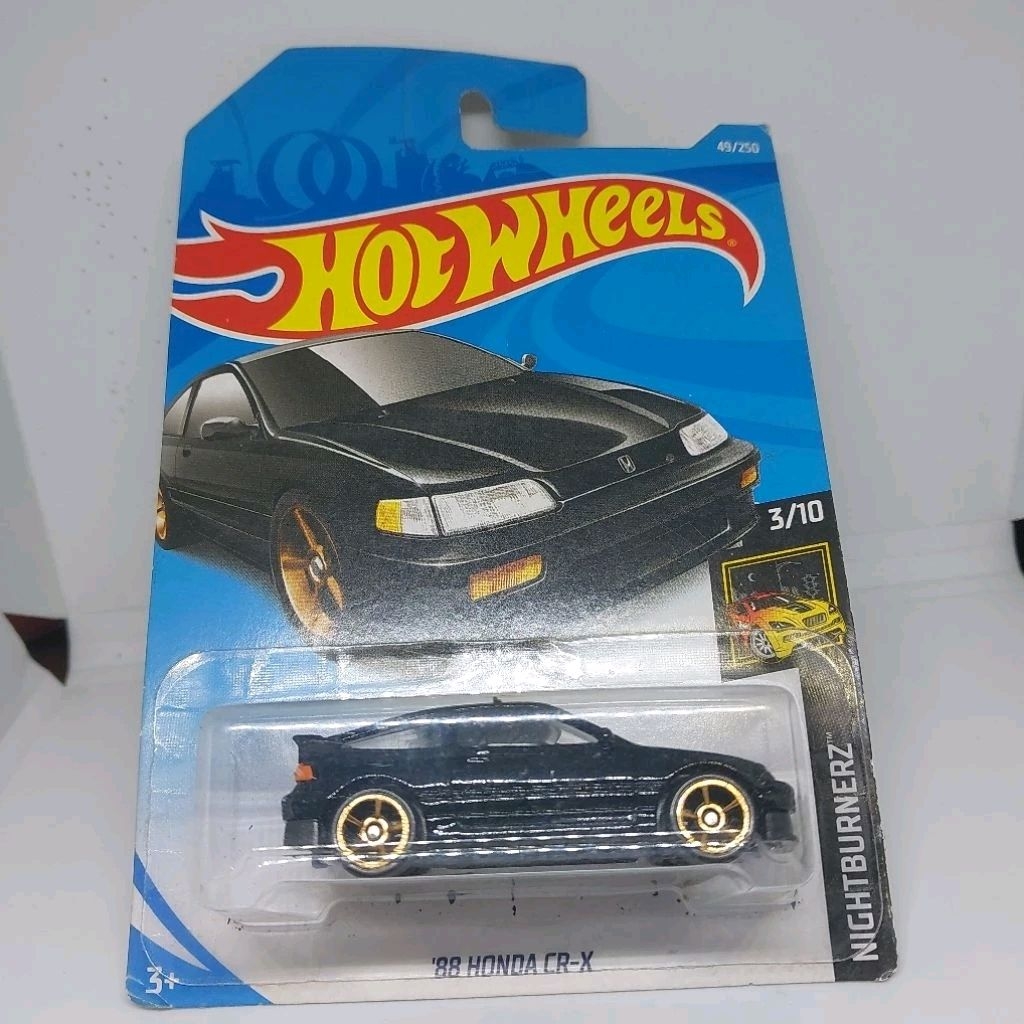 hotwheels 88 honda crx hitam