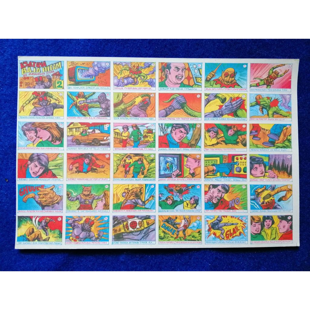 Gambaran umbul Kastria Baja Hitam seri 2 Ori lawas