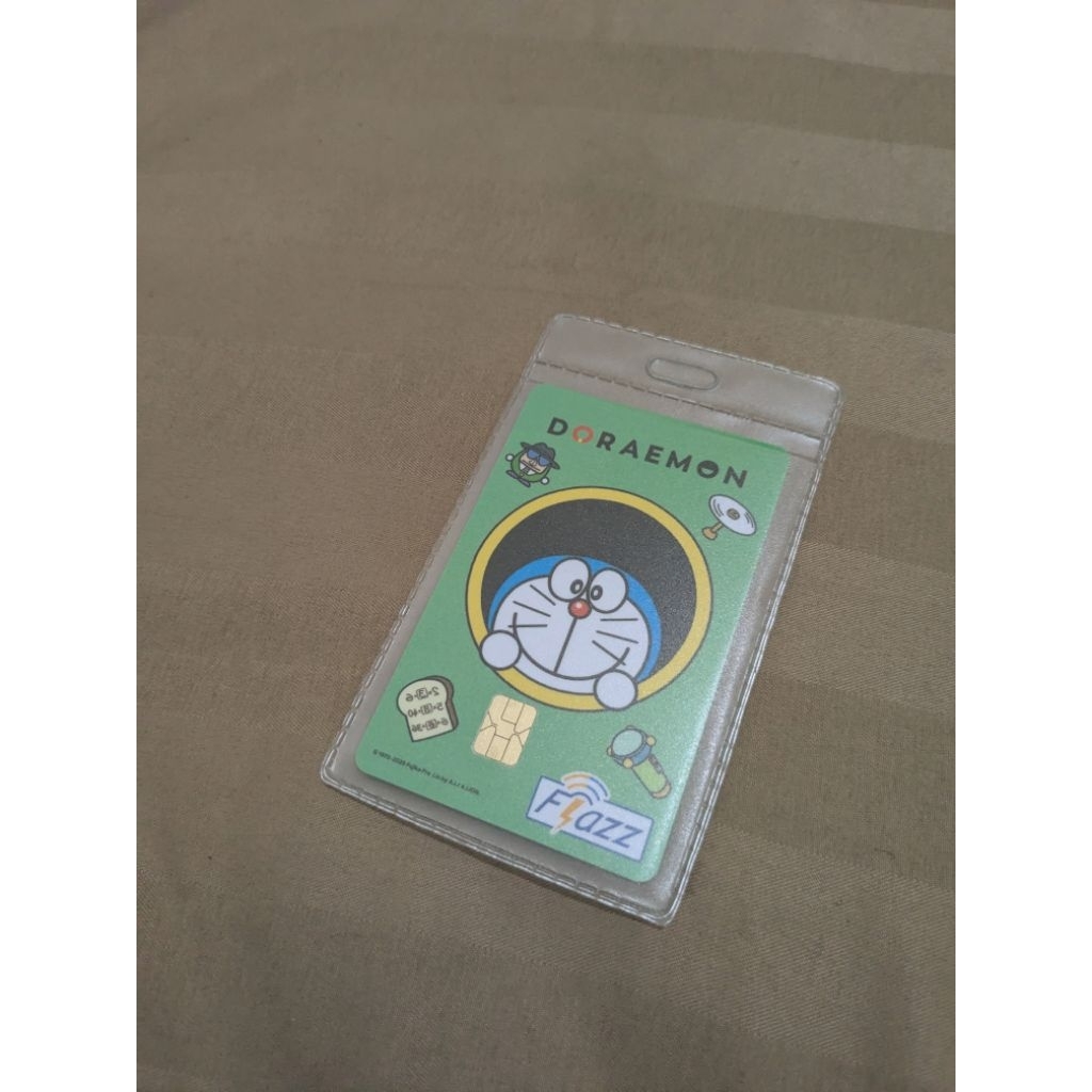 flazz BCA gen 2 gambar Doraemon hijau
