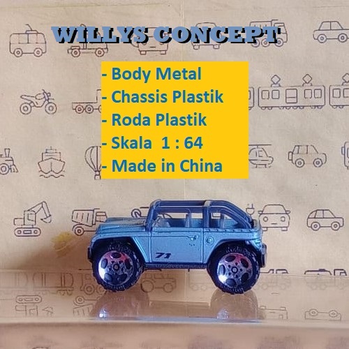 Matchbox Loose Jeep Willys Concept