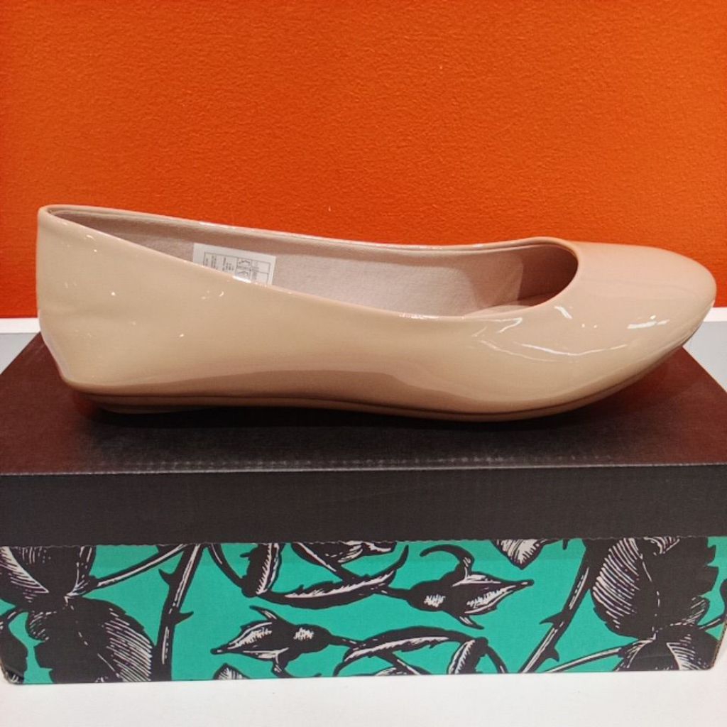 lower east side flat shoes coklat original payless