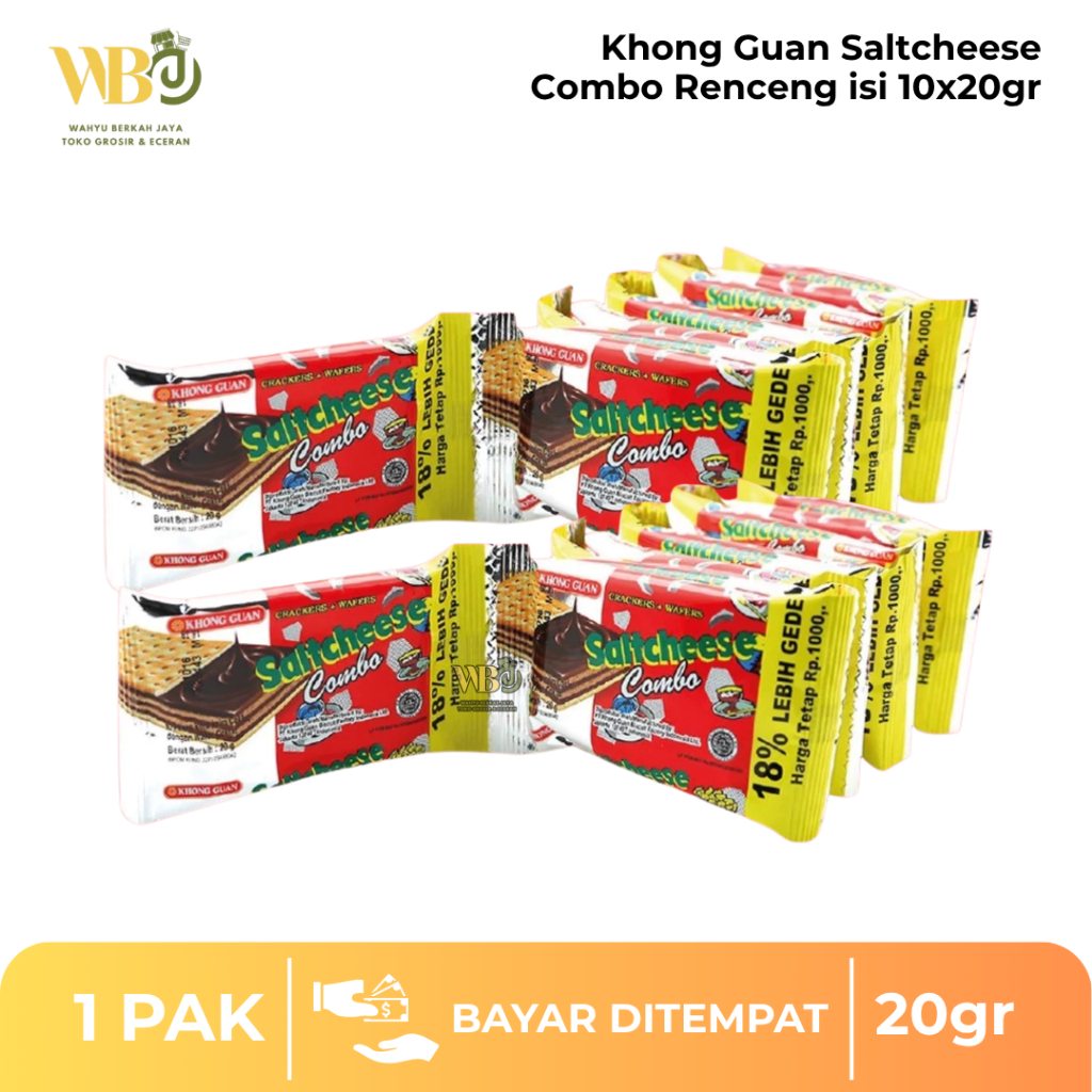 

Khong Guan Saltcheese Combo Renceng isi (10x20g) – Kedaluwarsa Lama | Grosir & Eceran Ready Stock