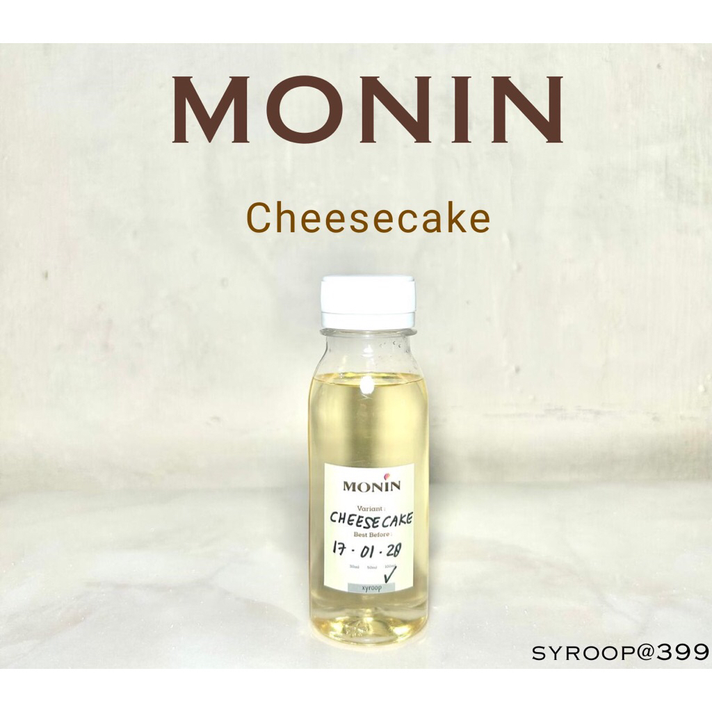 

Monin Syrup Repack Cheesecake Coffee Sirup 30ml 50ml 100ml