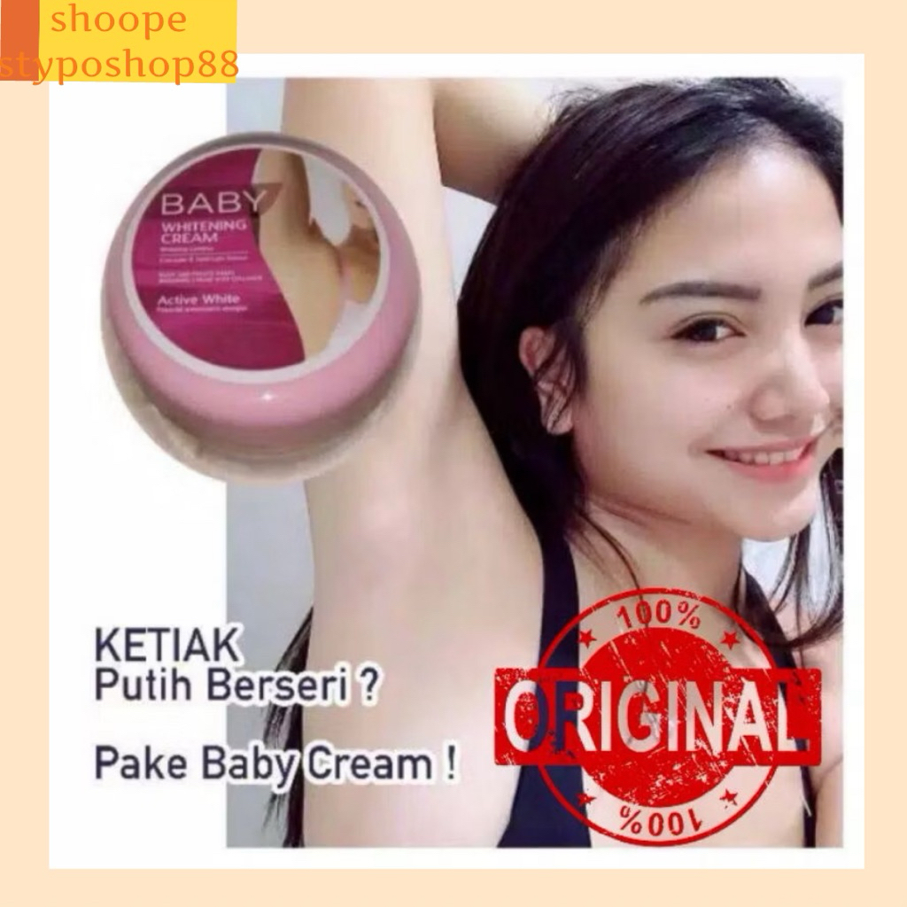 BABY WHITENING Baby Cream Pemutih Shinkurim Pemutih Ketiak - Ketiak Putih Bersih dalam bpom