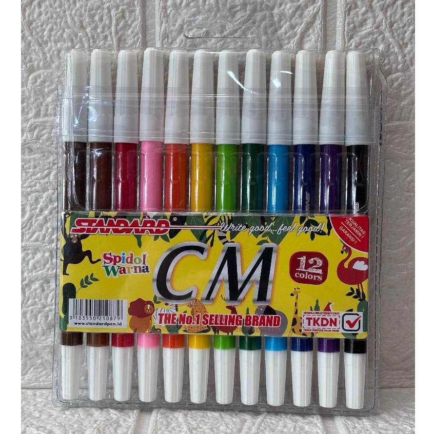 

Spidol CM Standard 12 Warna