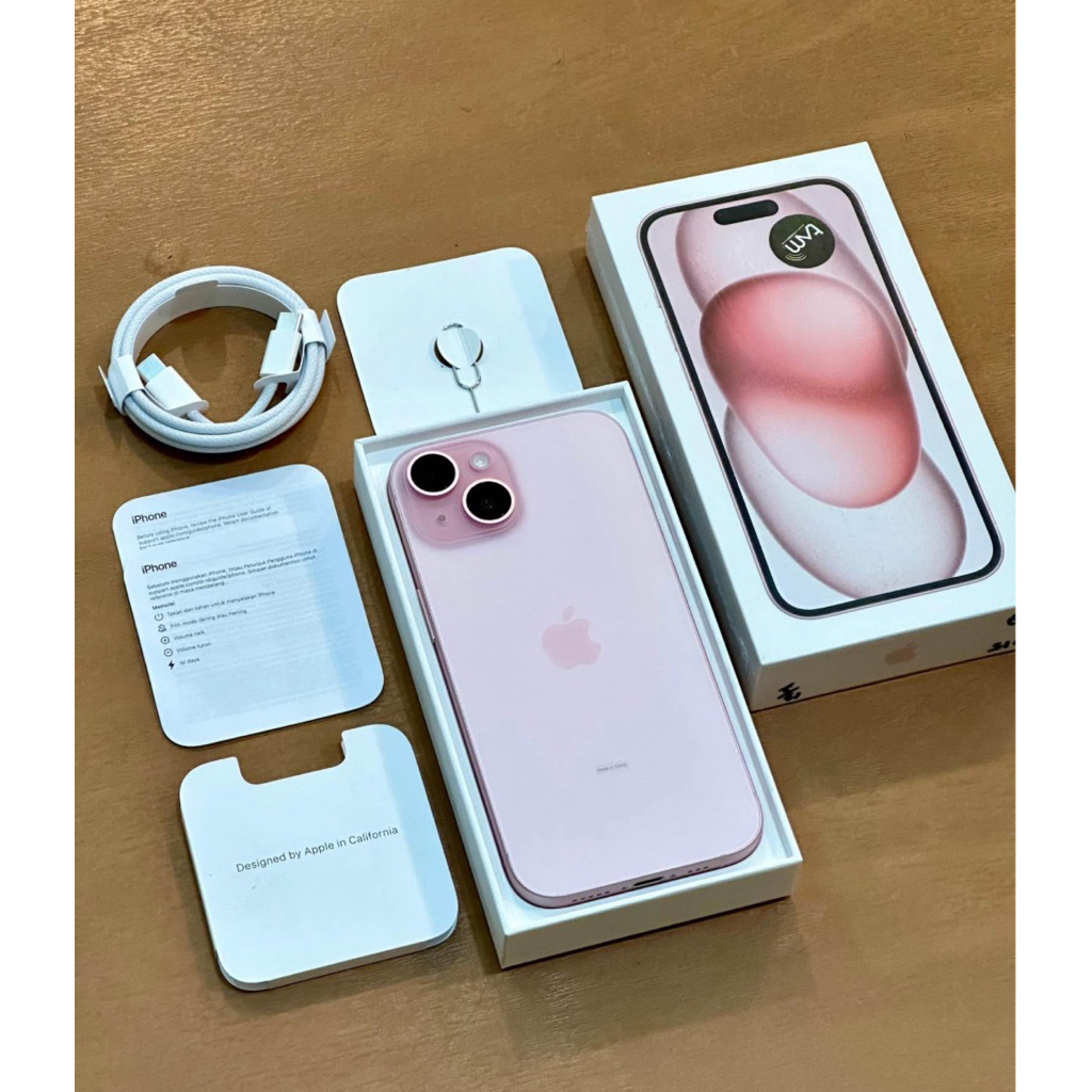 IPHONE 15 128 GB IBOX  SECOND GARANSI RESMI ORIGINAL FULLSET