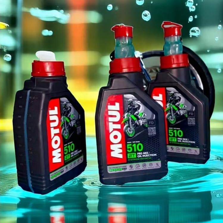 BOTOL KOSONG MOTUL 510 2 T viral botol minum botol bekas oli motul 2 tak