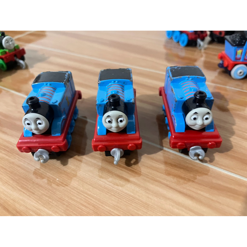 Thomas and Friend diecast besi mettal mainan bekas ori - Biru Thomas