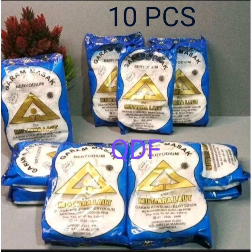 

10 pcs garam halus penyedap rasa beryodium 100gram