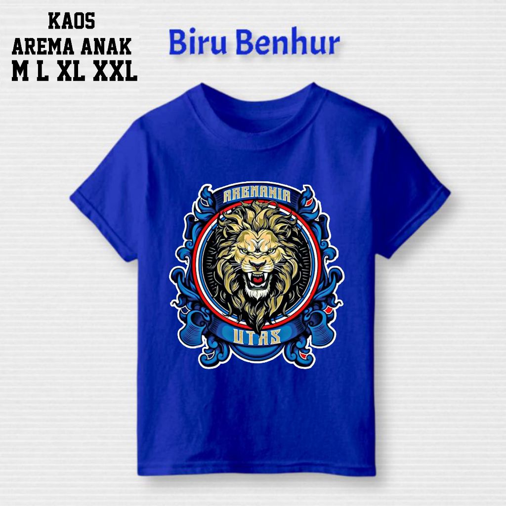 KAOS ANAK AREMA AREMANIA UTAS BIRU