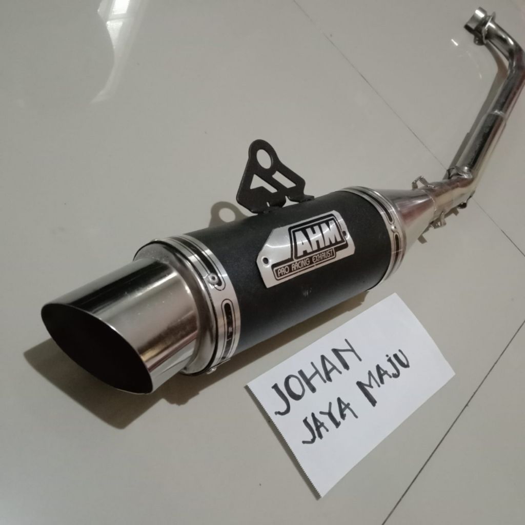 Knalpot Racing AHM Supra buat Motor Supra, Supra Fit, Revo, Blade, kharisma, astrea knalpot revo abs