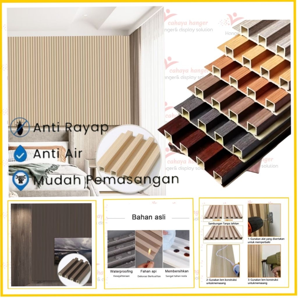 Wallpanel wpc wallpanel PVC wood panel PVC PANELBOARD PVC WALLPANEL WALLPANEL WPC PREMIUM