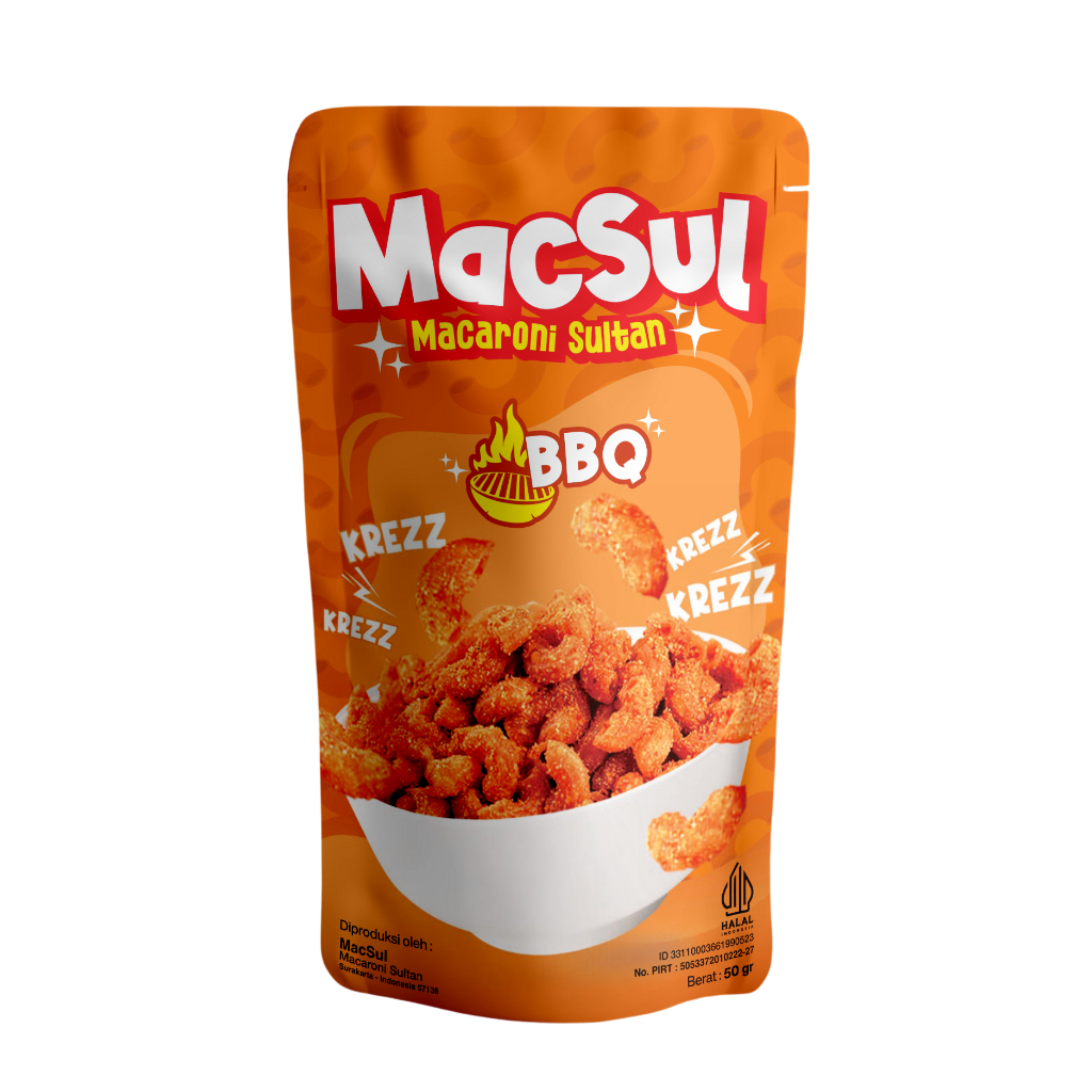

Cekelin Cemilan Keluarga Indonesia Makaroni Sultan / Krupuk Makaroni/ Macaroni Sultan
