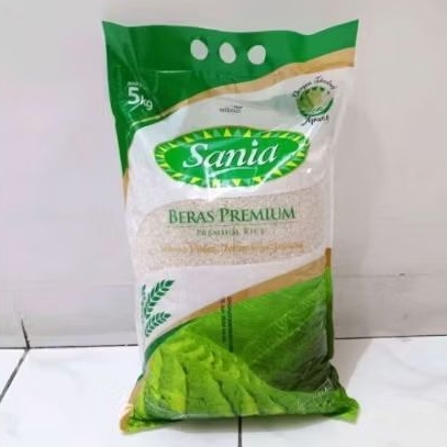 

{ 1 BALL 25 KG } BERAS PREMIUM MERK SANIA MENTIK & PUTRI WILIS KEMASAN 5 KG AN