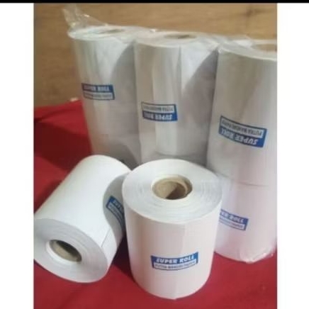 

paket 10 roll/10pcs Kertas kasir struk HVS 1PLY 75x60mm