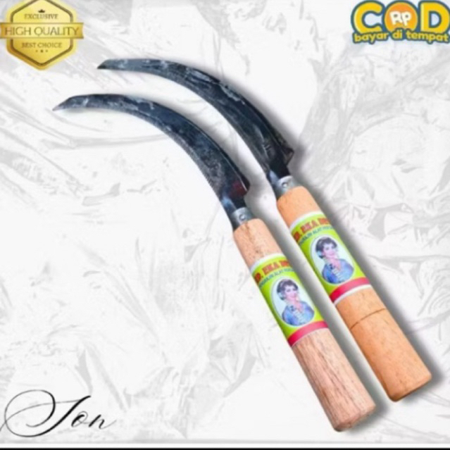 ARIT PADI SAWAH MANUAL GERGAJI BESI SUPER TAJAM BERKUALITAS