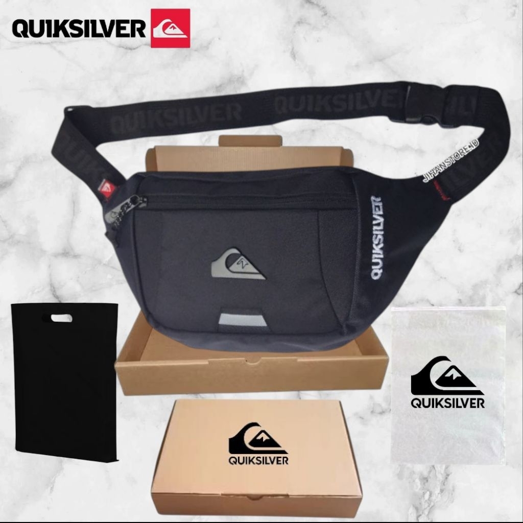 TAS QUIKSILVER TAS SELEMPANG QUIKSILVER WAISTBAG QUIKSILVER TAS PINGGANG QUICKSILVER TAS SELEMPANG L