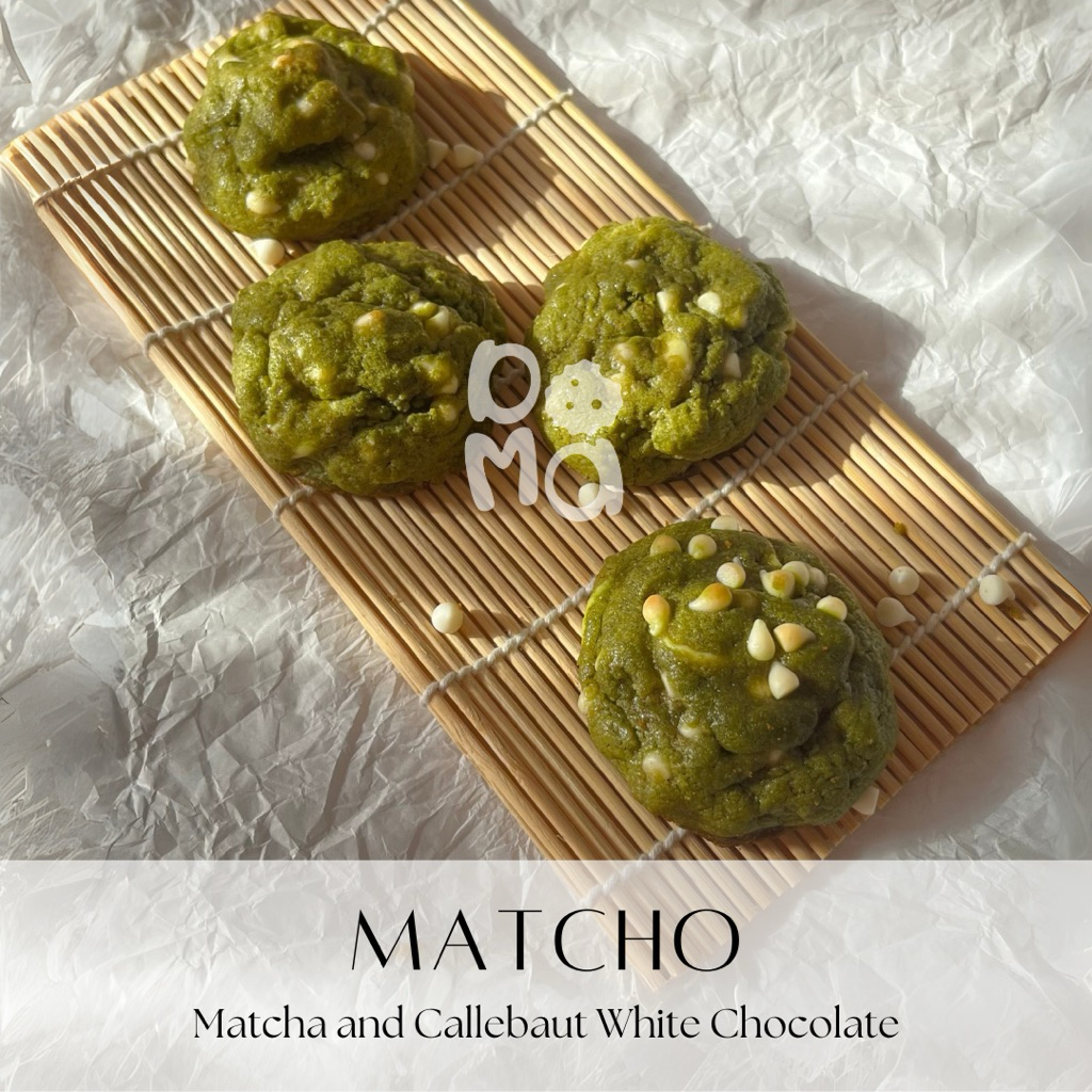 

DOMA DELIGHT - MATCHO SOFT COOKIES (Matcha and Callebaut White Chocolate)
