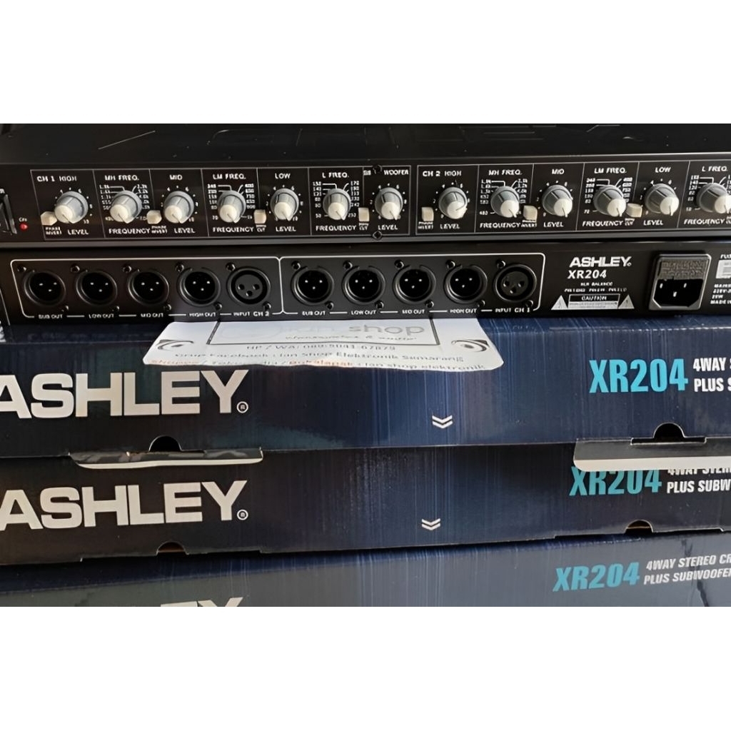 Crossover Ashley XR 204 / XR204 4 Way Subwoofer Original