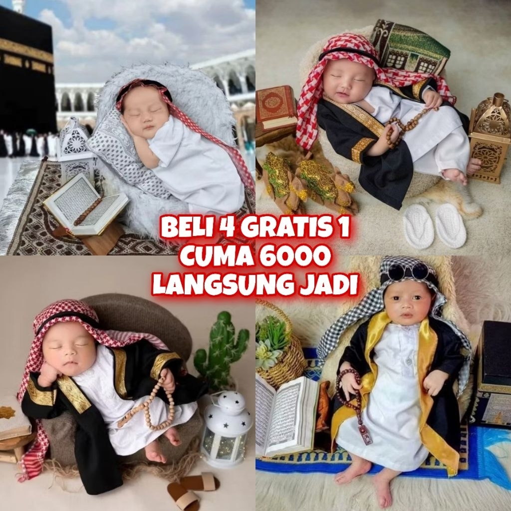 ( LANGSUNG JADI ) EDIT FOTO BAYI NEWBORN COWOK ALA USTADZ | TEMA MUSLIM 2