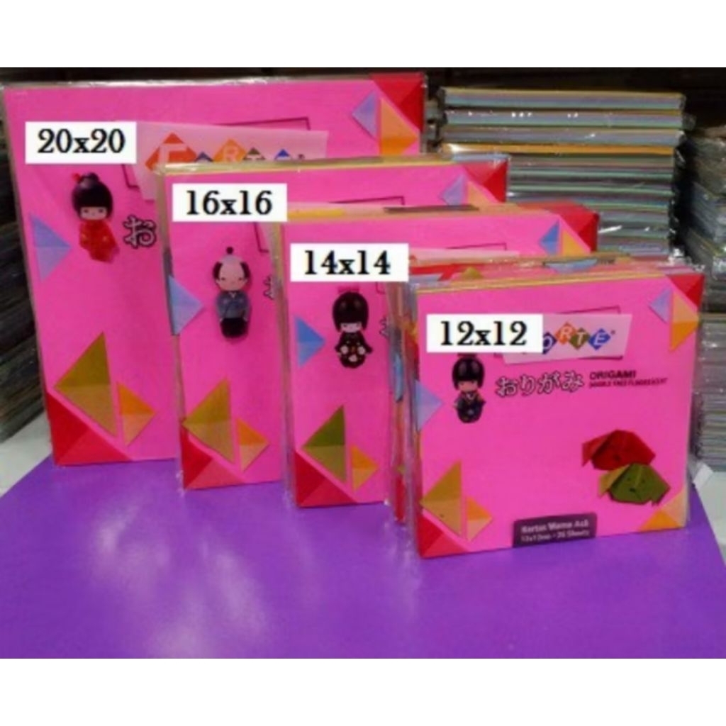 

KERTAS LIPAT / ORIGAMI FORTE 12X12CM