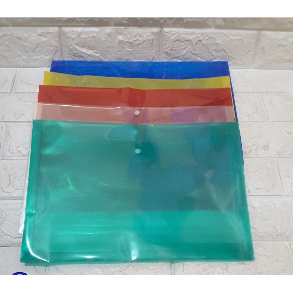 

map kancing plastik folio