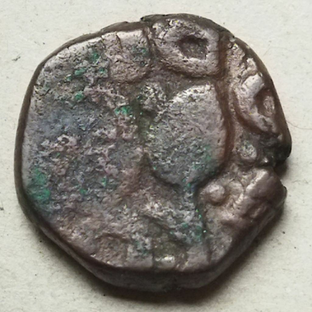 Koin India kuno 1 paisa 1822-1830 Ranjit Singh