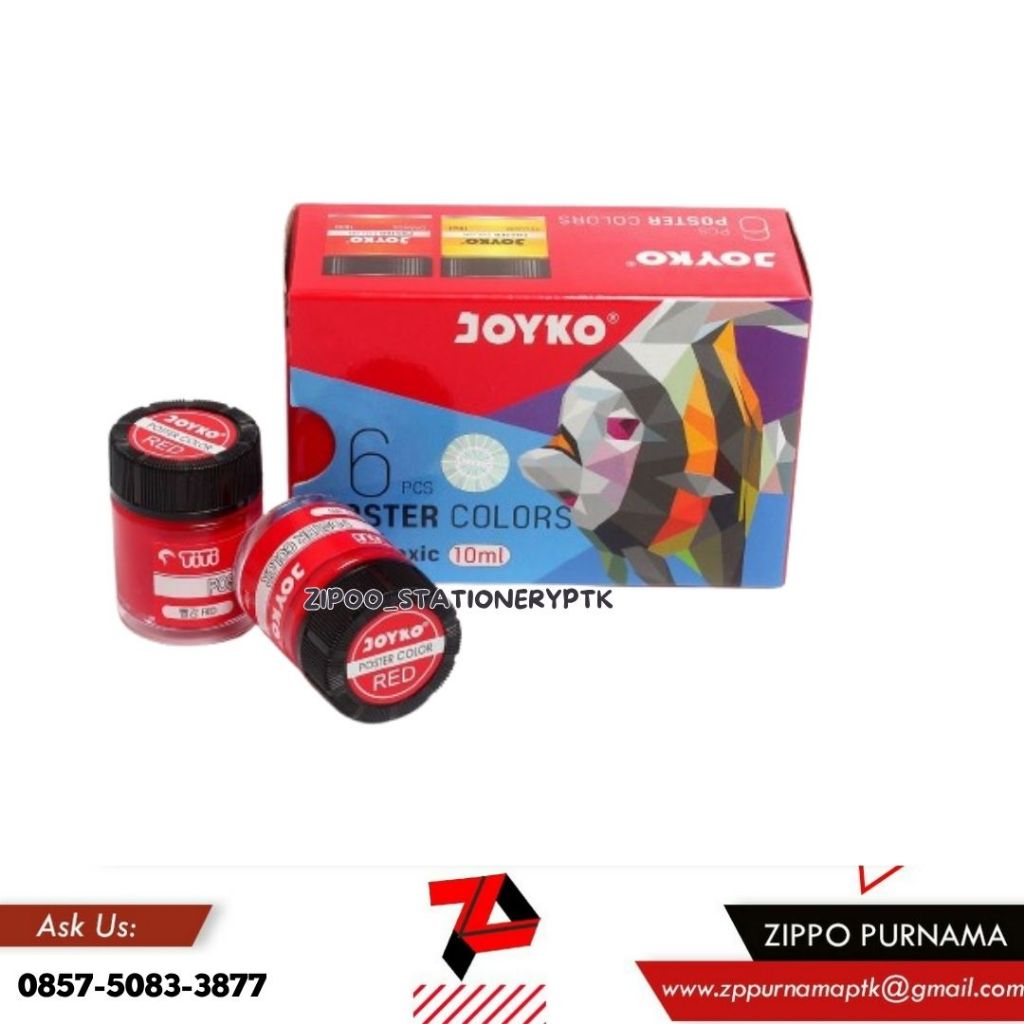 

Cat Poster Tube Kaca 10ml JOYKO SATUAN / ECER