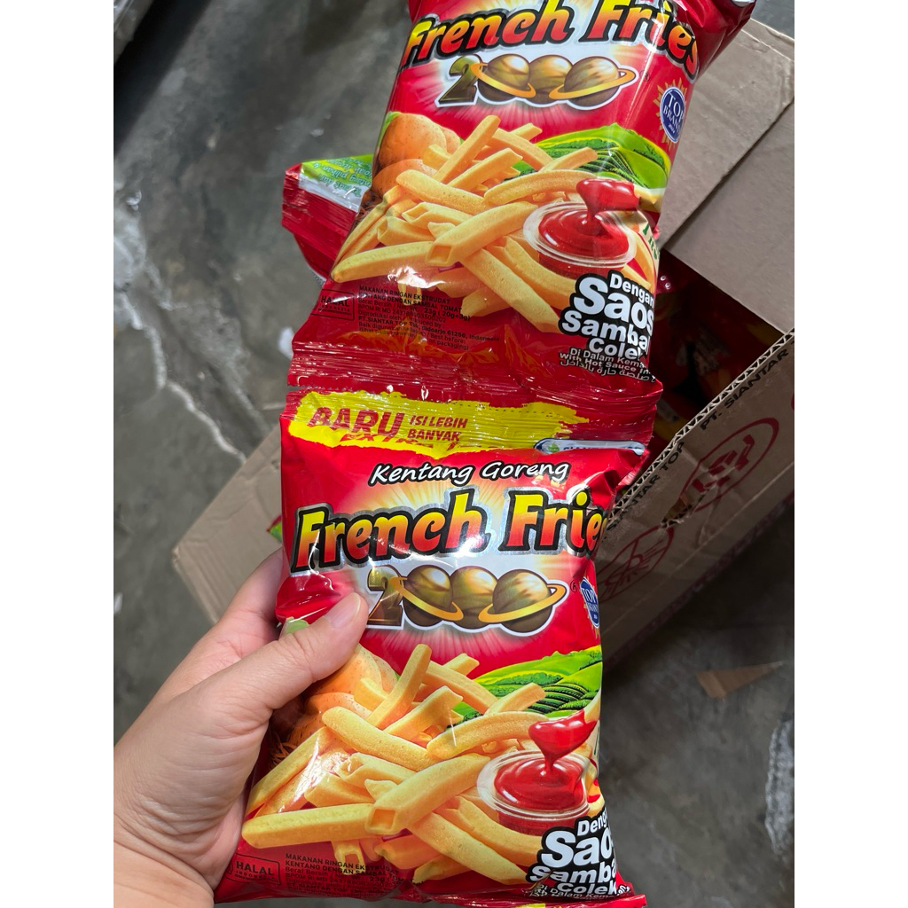 

French Fries 2000 Aneka Ukuran Perpak Isi 10 Bungkus