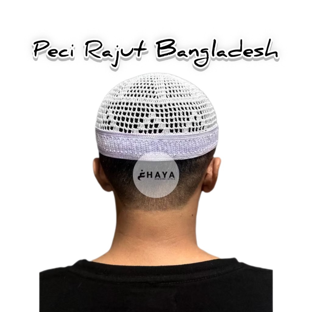 Peci Rajut Bangladesh / Kopyah Rajut Bangladesh Kualitas Premium