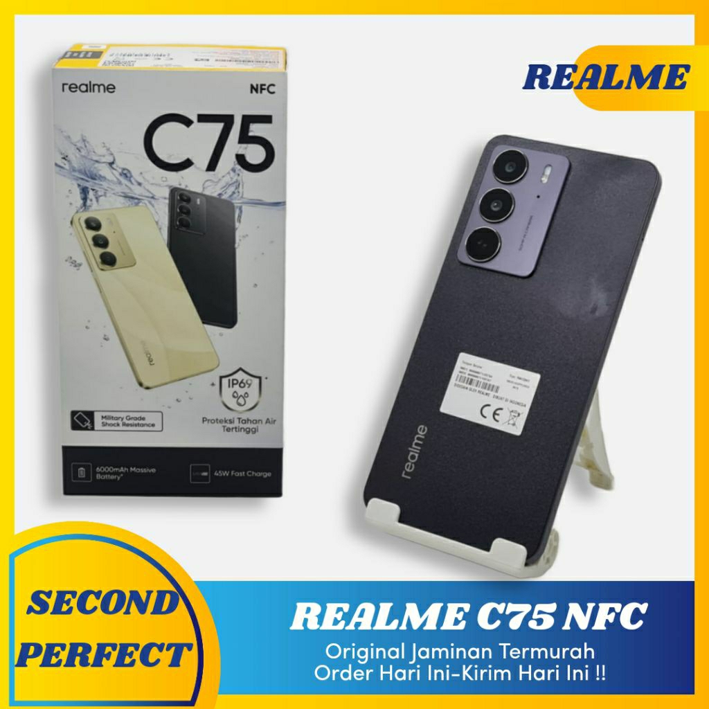 REALME C75 8/128 NFC 8/128 FULSET SECOND LIKE NEW