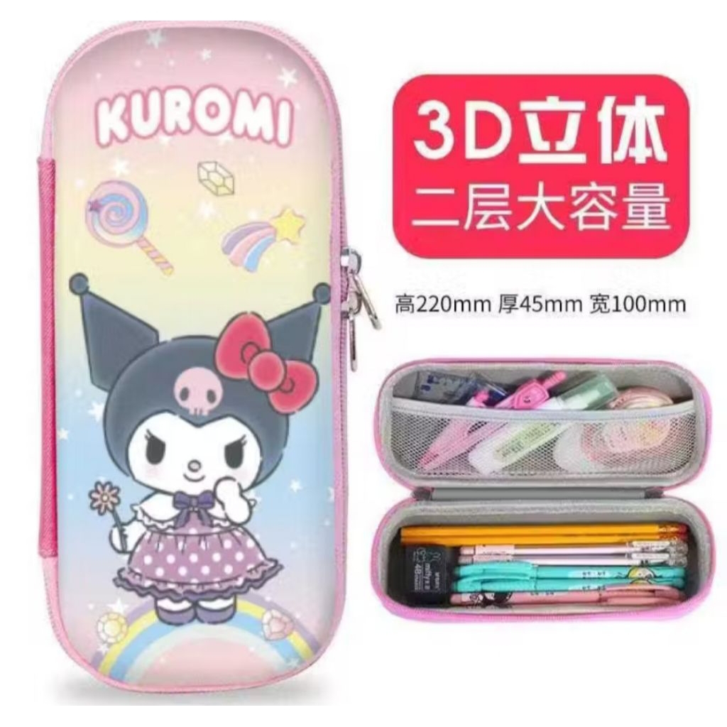

[AJS] Tempat Pensil Anak Perempuan 3D Kuromi
