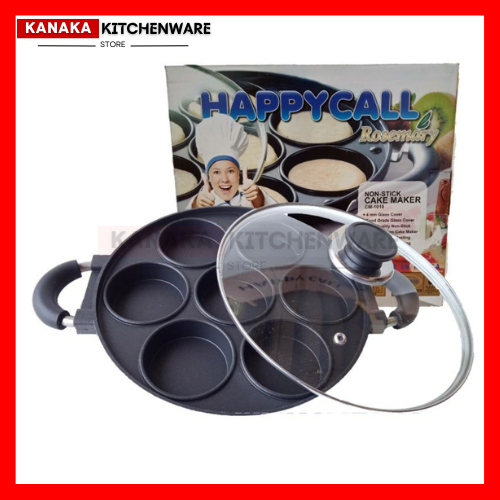 HAPPY CALL CAKE PAN PUKIS BIKANG APEM TAKOYAKI / HAPPY CALL 12 DATAR / 8 DATAR / 4 CEKUNG / 12 MOTIF