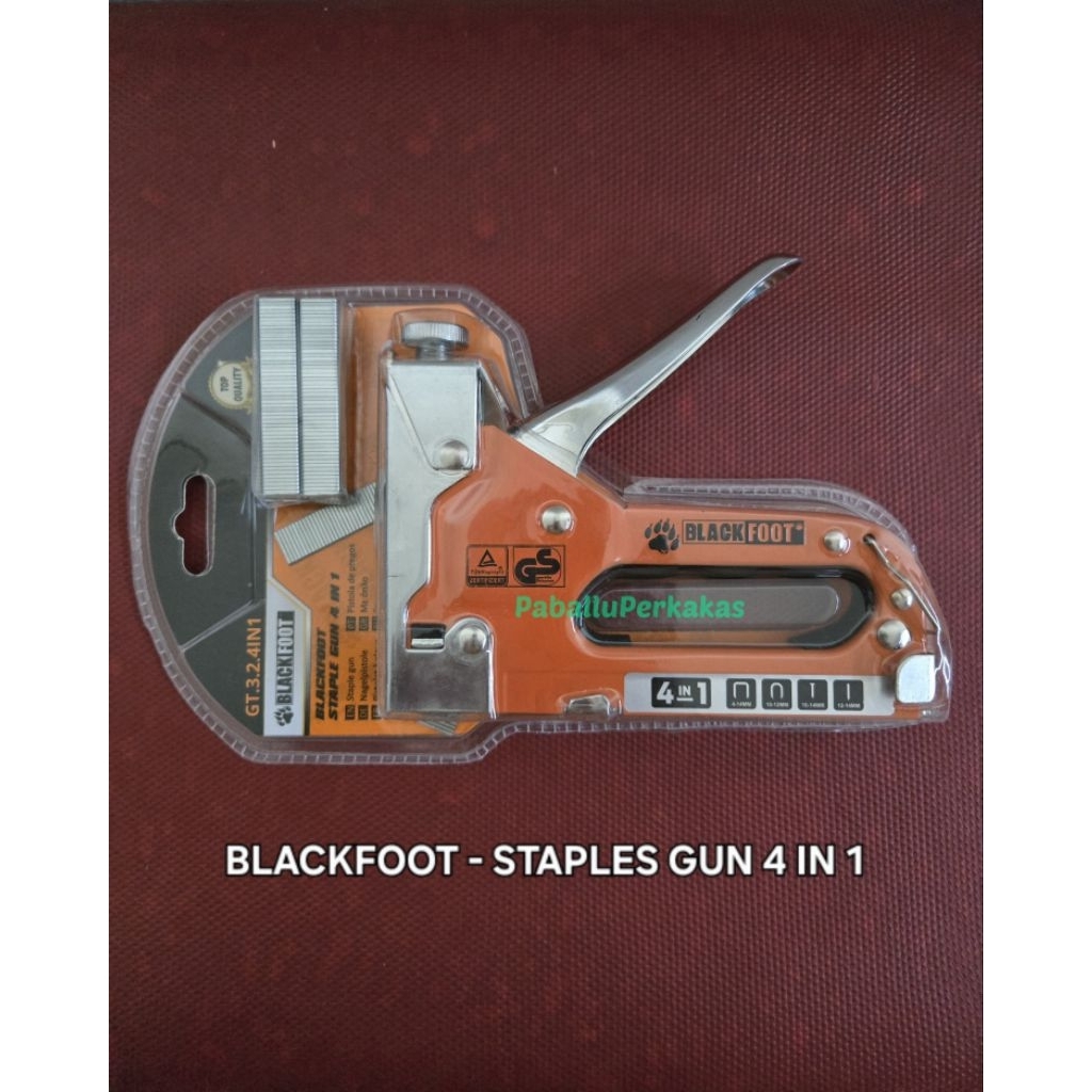 

Blackfoot Stapler Gun 4in1 / Staples Tembak / Staple Gun 4-8mm / Hekter Tembak R23 Blackfoot