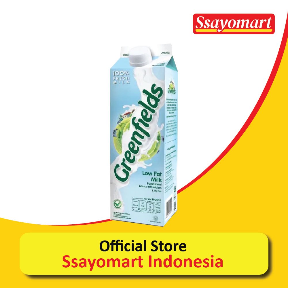 

GREENFIELDS FRESH MILK LOW FAT 1 LITER