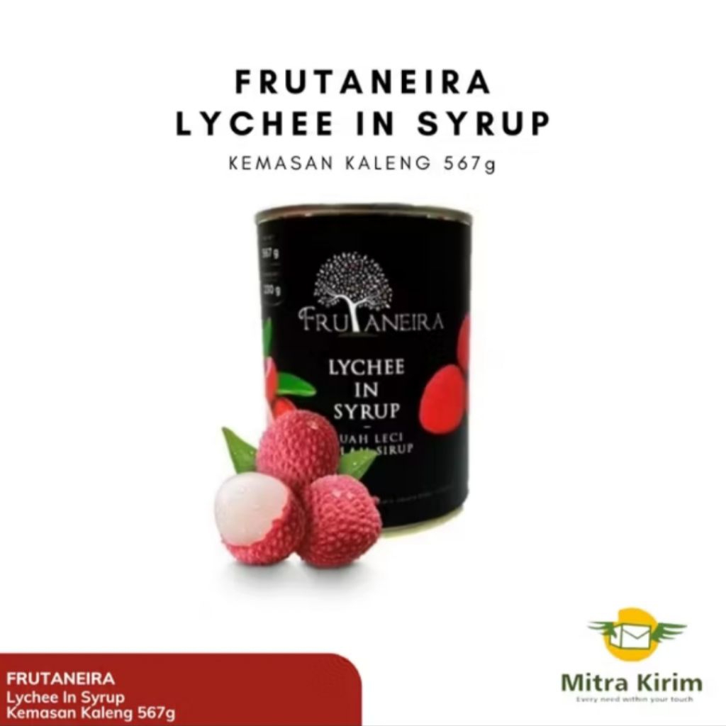 

FRUTANEIRA LYCHEE IN SYRUP - Leci Kaleng 567 gr