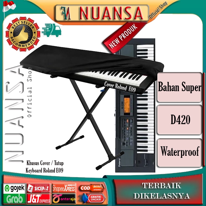 Cover Keyboard Roland E09 Cover / Tutup Khusus Roland E09 Bahan Anti Air