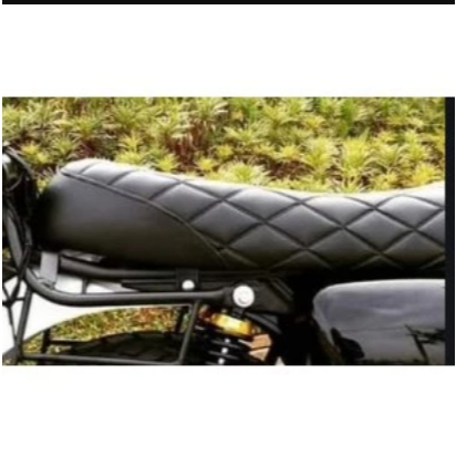 KULIT JOK CAFE W175 MODEL WAJIT/ sarung jok motor kawasaki cafe w175 pres wajit