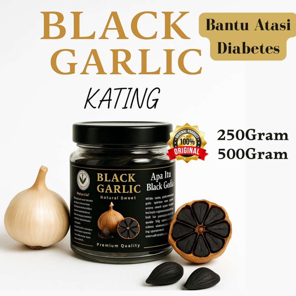 

Promo Black Garlic Kating Premium Bawang Hitam 250gram Herbal Alami