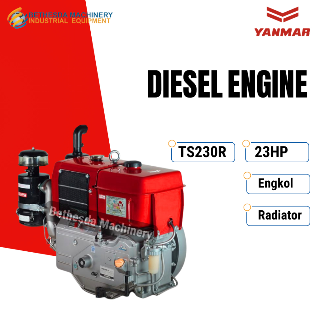 Yanmar Diesel 23 HP Radiator Engkol Diesel TS230R-di