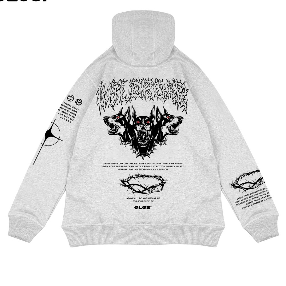 GLGS | Sweater Hoodie Pullover Roar Misty | FLEECE