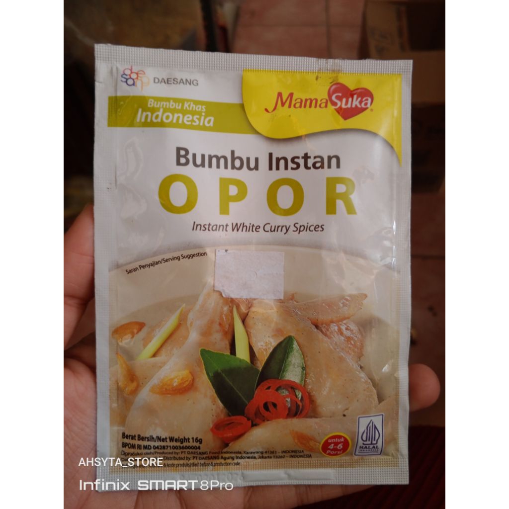 

(NEW) AHSYTA STORE // MAMASUKA BUMBU INSTAN ALL VARIAN 16G