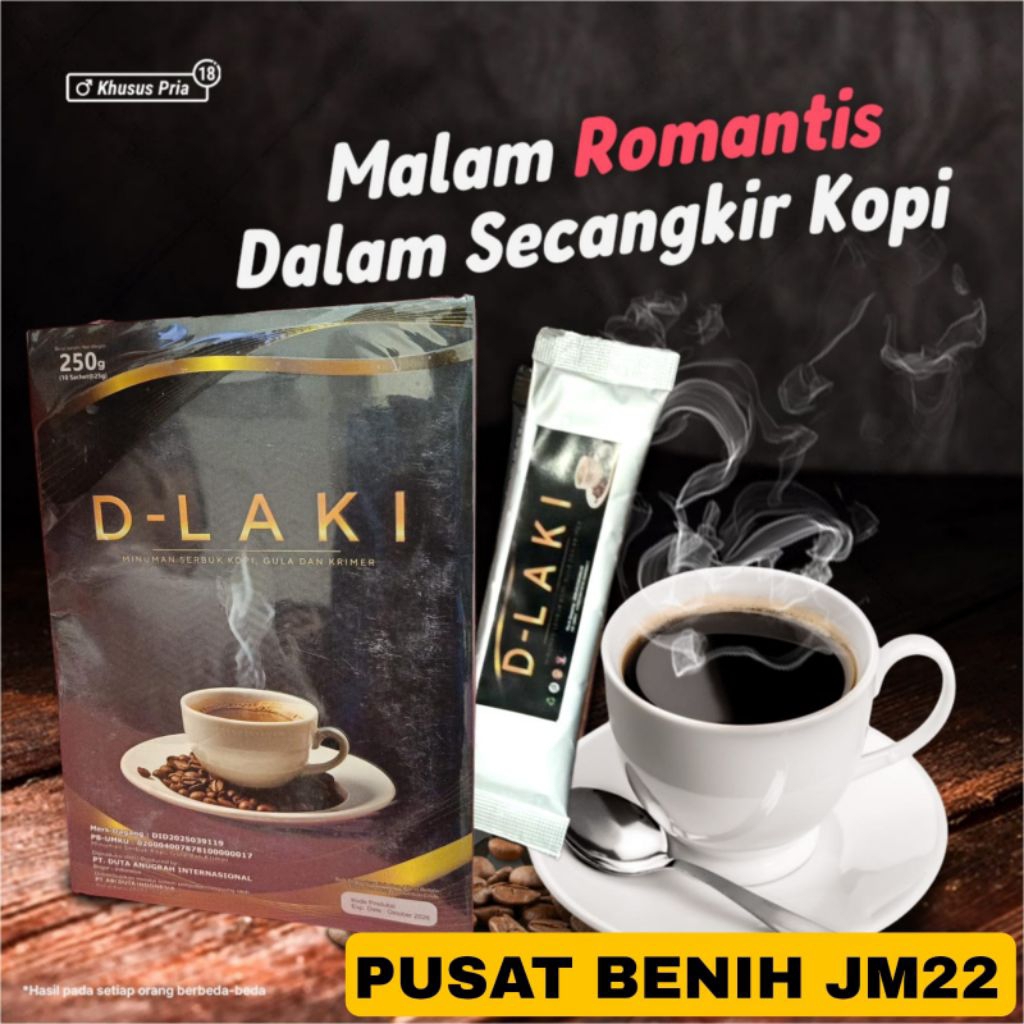 

kopi d'laki d laki dlaki per box 250gr isi 10 sachet 100% Ori