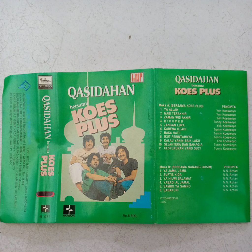 Kaset Pita Qasidahan Bersama Koes Plus